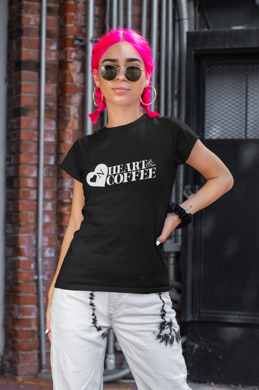 Heart On For Coffee Logo Tee –Heart On Classics Collection