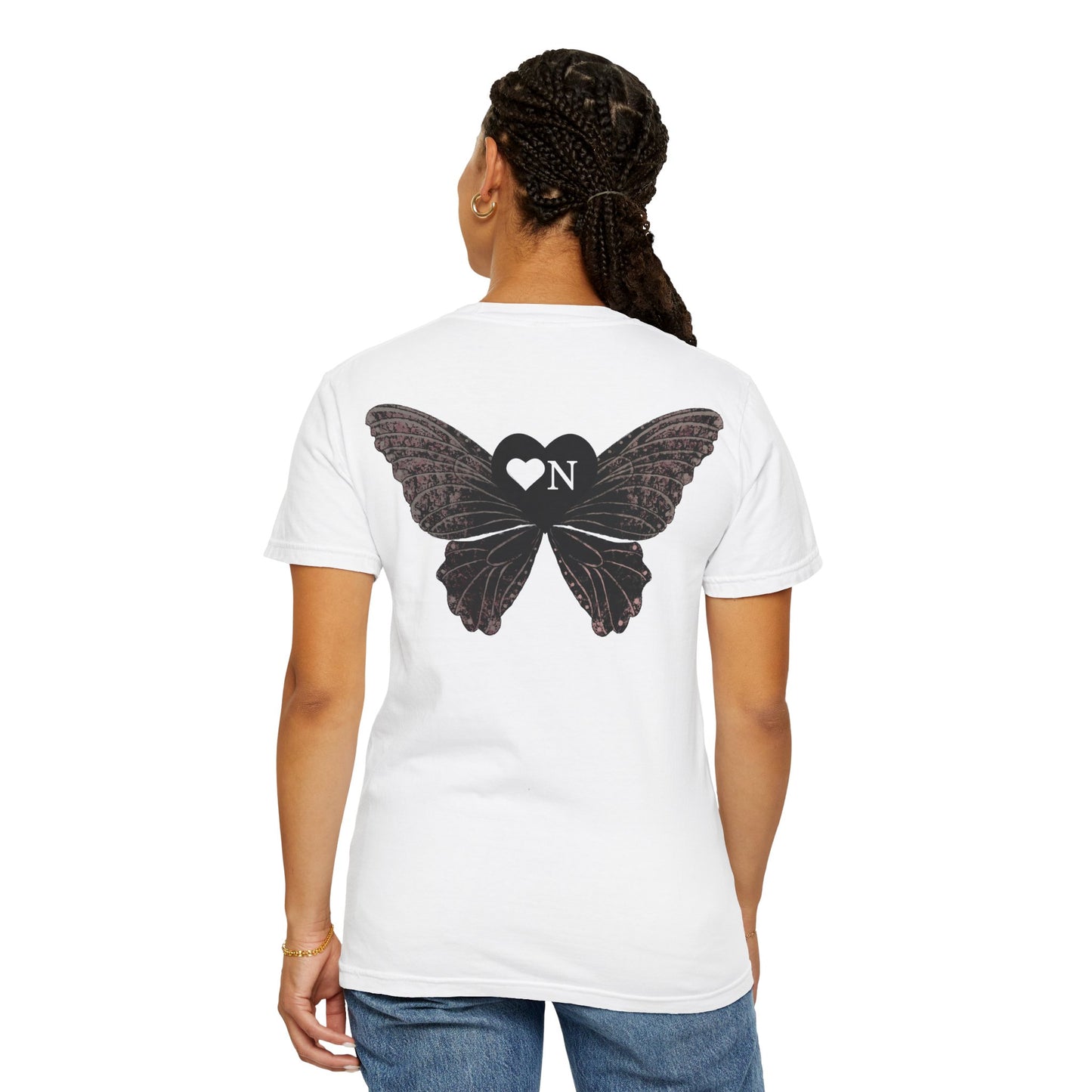 T-Shirt — "Sorry Your Box Can't Handle My Wingspan" with Back Wing Graphic