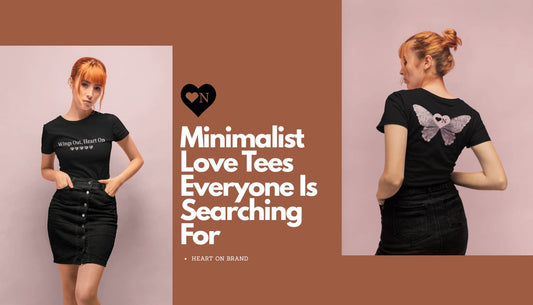 Heart Graphic T-Shirts: Minimalist Love Tees Everyone Is Searching For