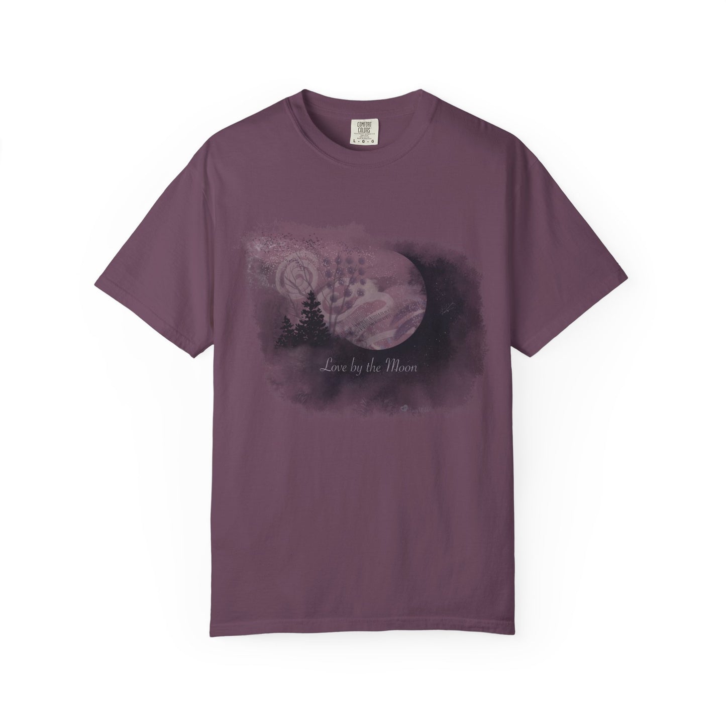 Love By The Moon Simply Wilde Tee – Heart On Brand Original Art by Dazy Wilde