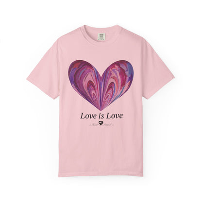 Love Is Love | Heart On Brand Tee