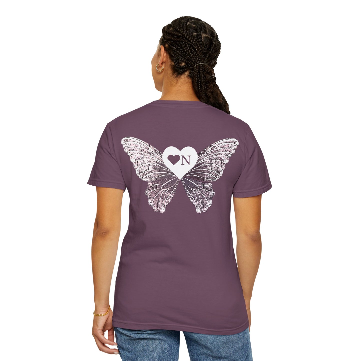 T-Shirt — "Sorry Your Box Can't Handle My Wingspan" with Back Wing Graphic