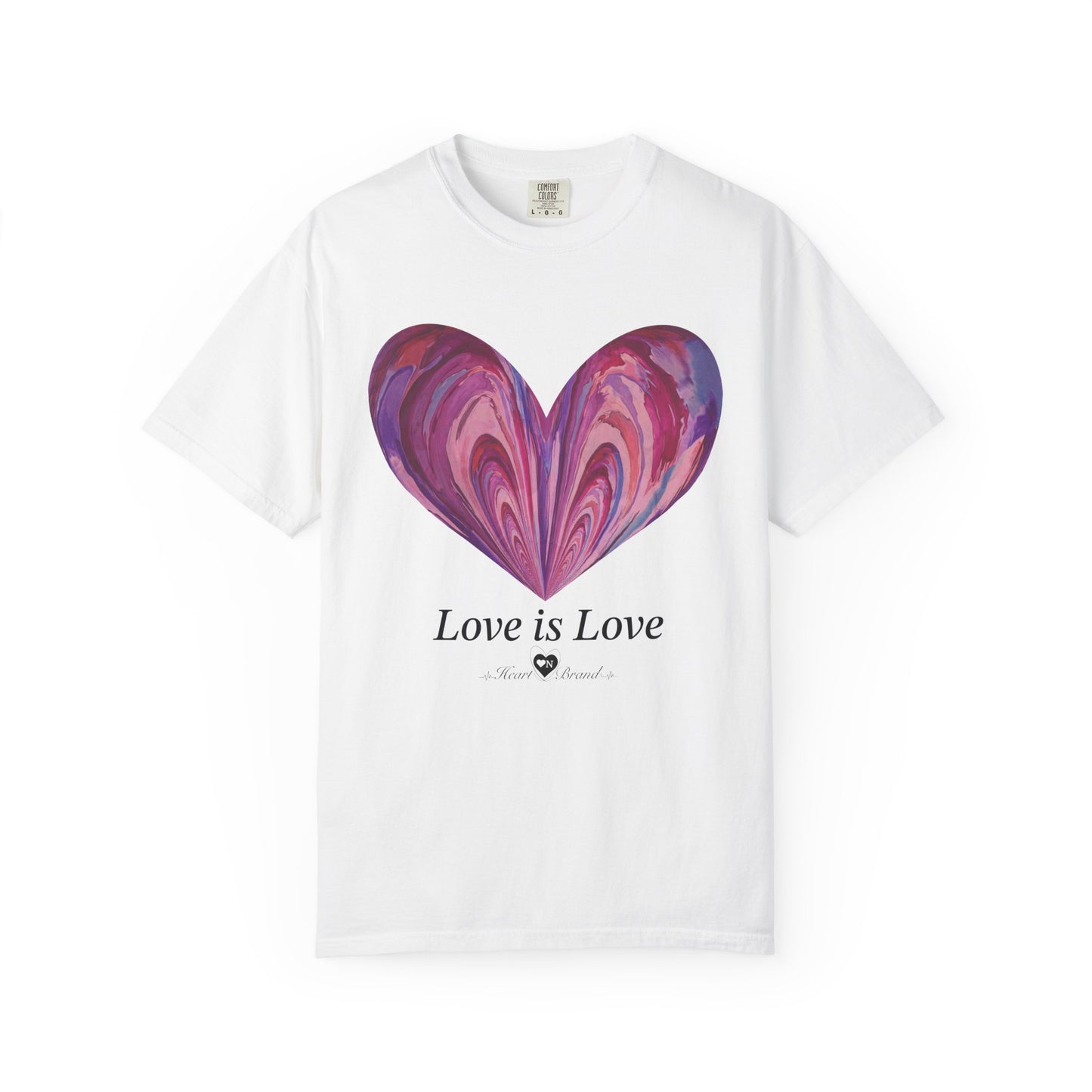 Love Is Love | Heart On Brand Tee