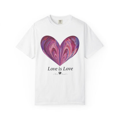 Love Is Love | Heart On Brand Tee
