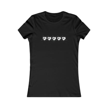 Heart On Repeat Tee – Minimalist Logo Design–Heart On Classics Collection