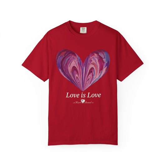 Love Is Love | Heart On Brand Tee