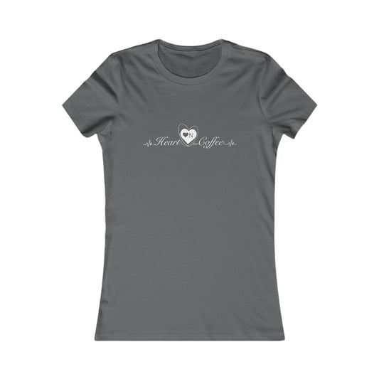My Heart Beats For Coffee Logo Tee –Heart On Classics Collection