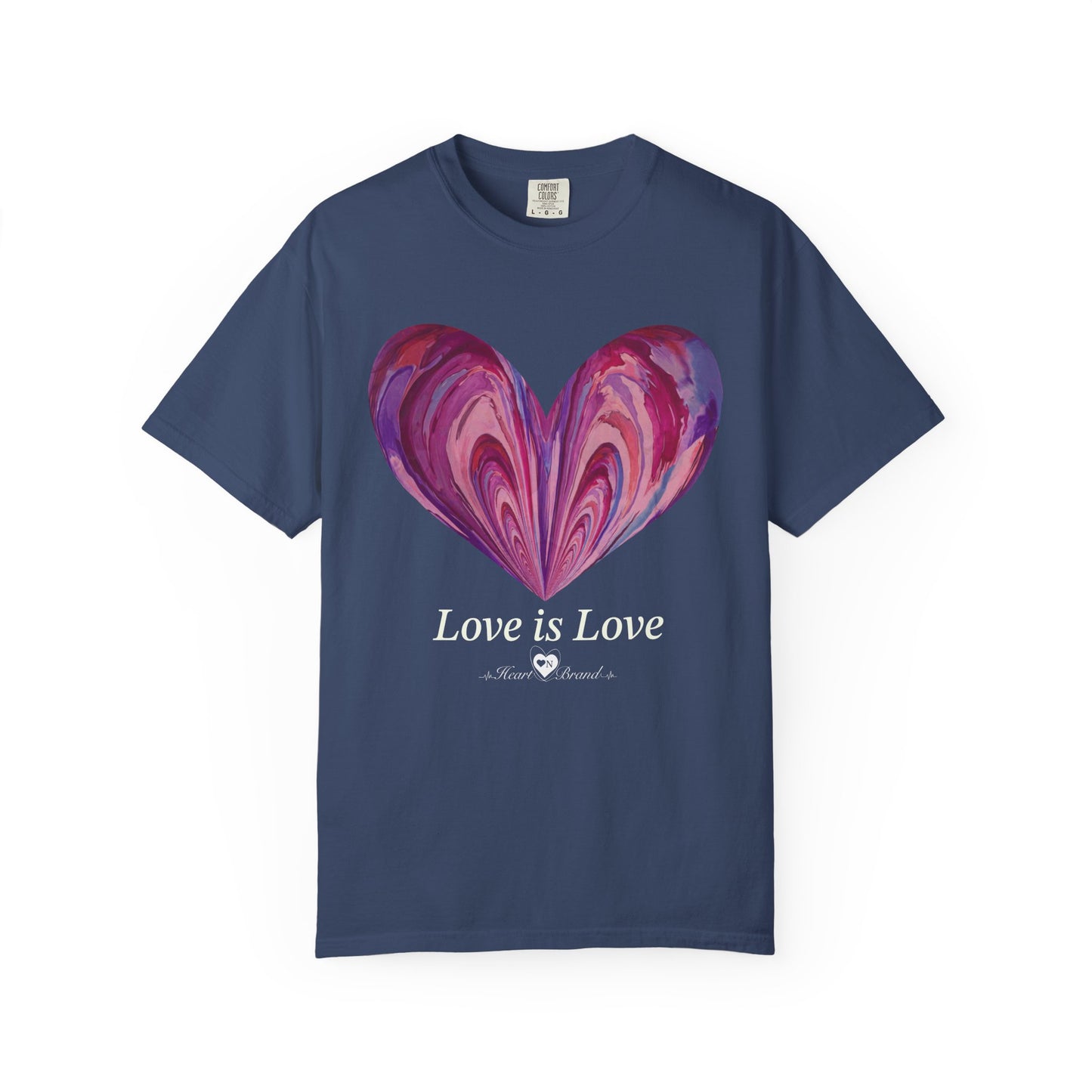 Love Is Love | Heart On Brand Tee