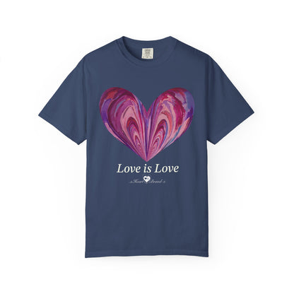 Love Is Love | Heart On Brand Tee