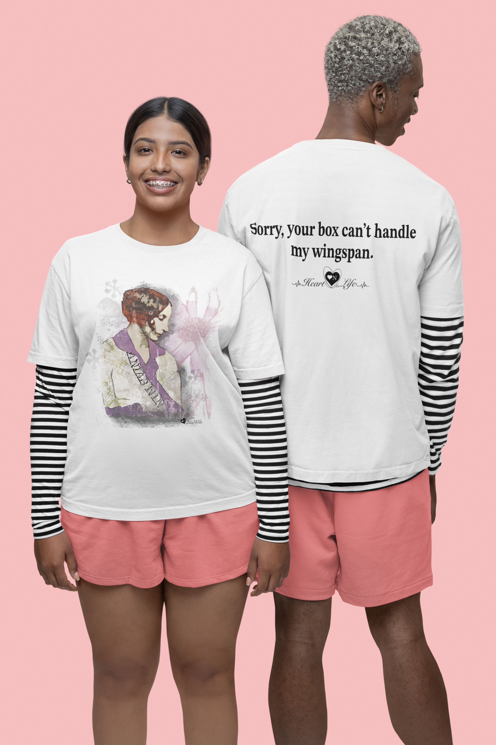 Anaïs Nin Back Talk Tee – Heart On Brand Unapologetic Soul Seekers