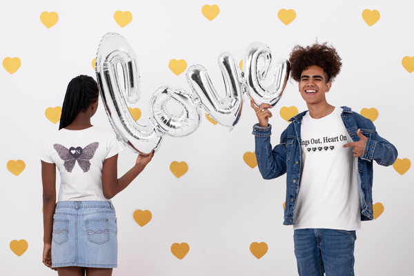 Wings Out, Heart On Tee – Freedom, Love & A Little Flirt Heart On Brand