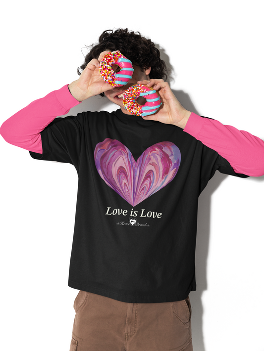 Love Is Love | Heart On Brand Tee