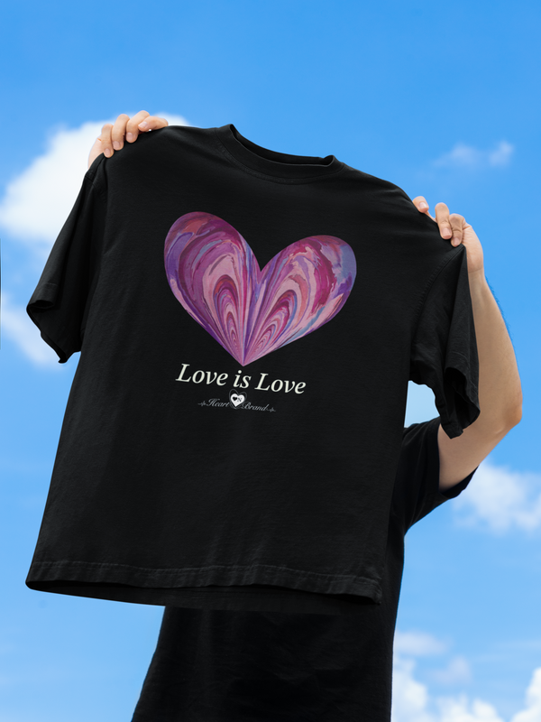 Love Is Love | Heart On Brand Tee