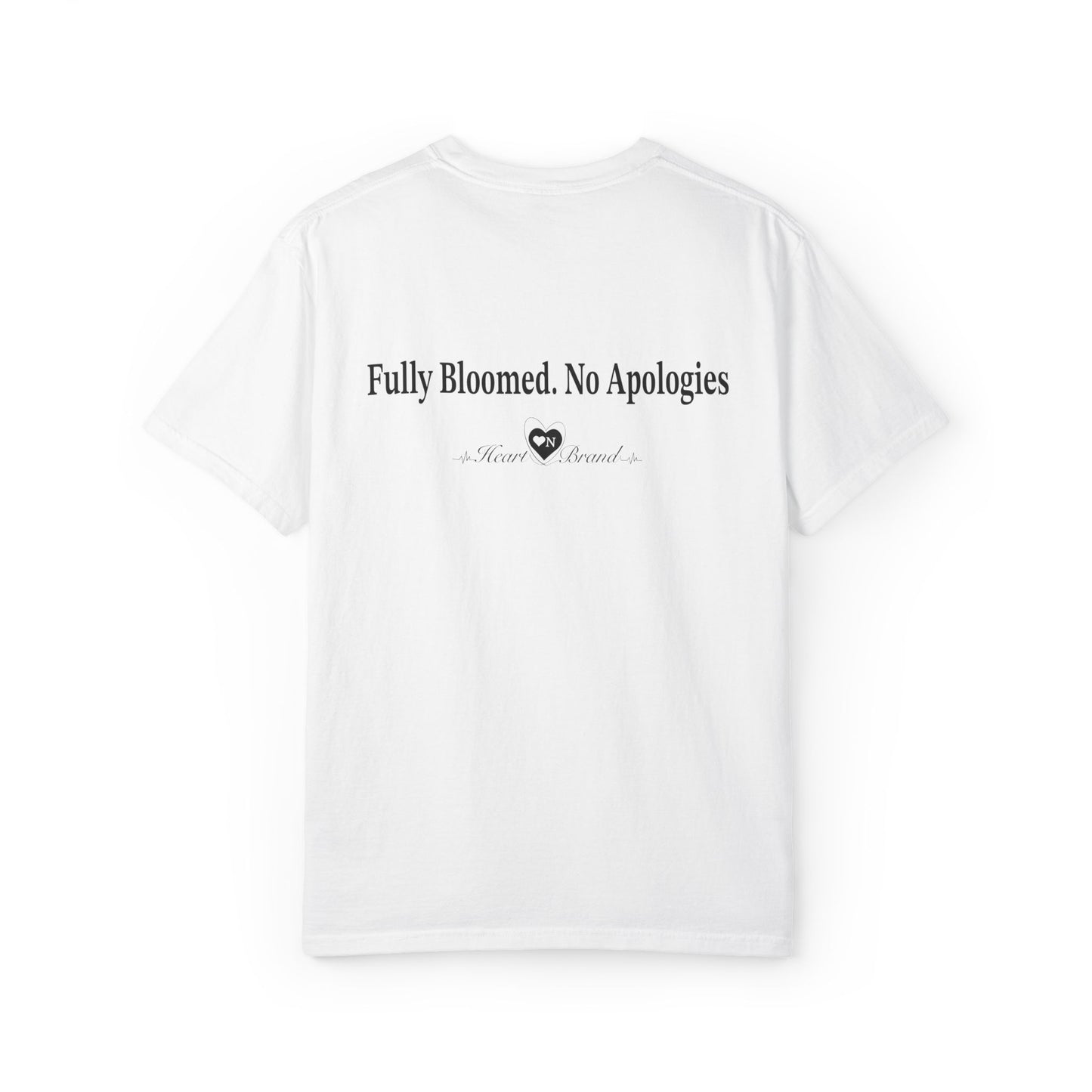 Bloomed No Apologies T-Shirt — Abstract Purple Floral Graphic Tee