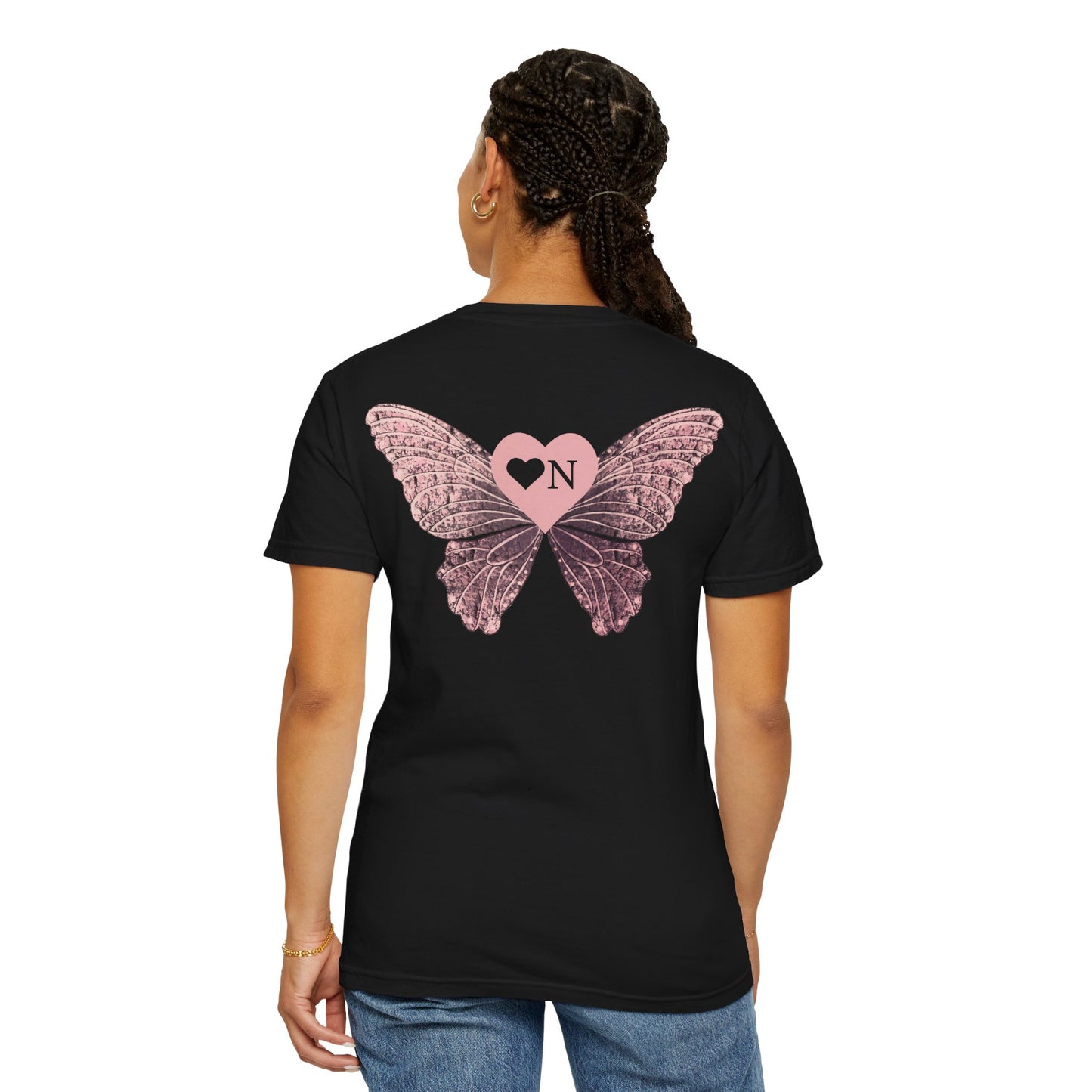 T-Shirt — "Sorry Your Box Can't Handle My Wingspan" with Back Wing Graphic