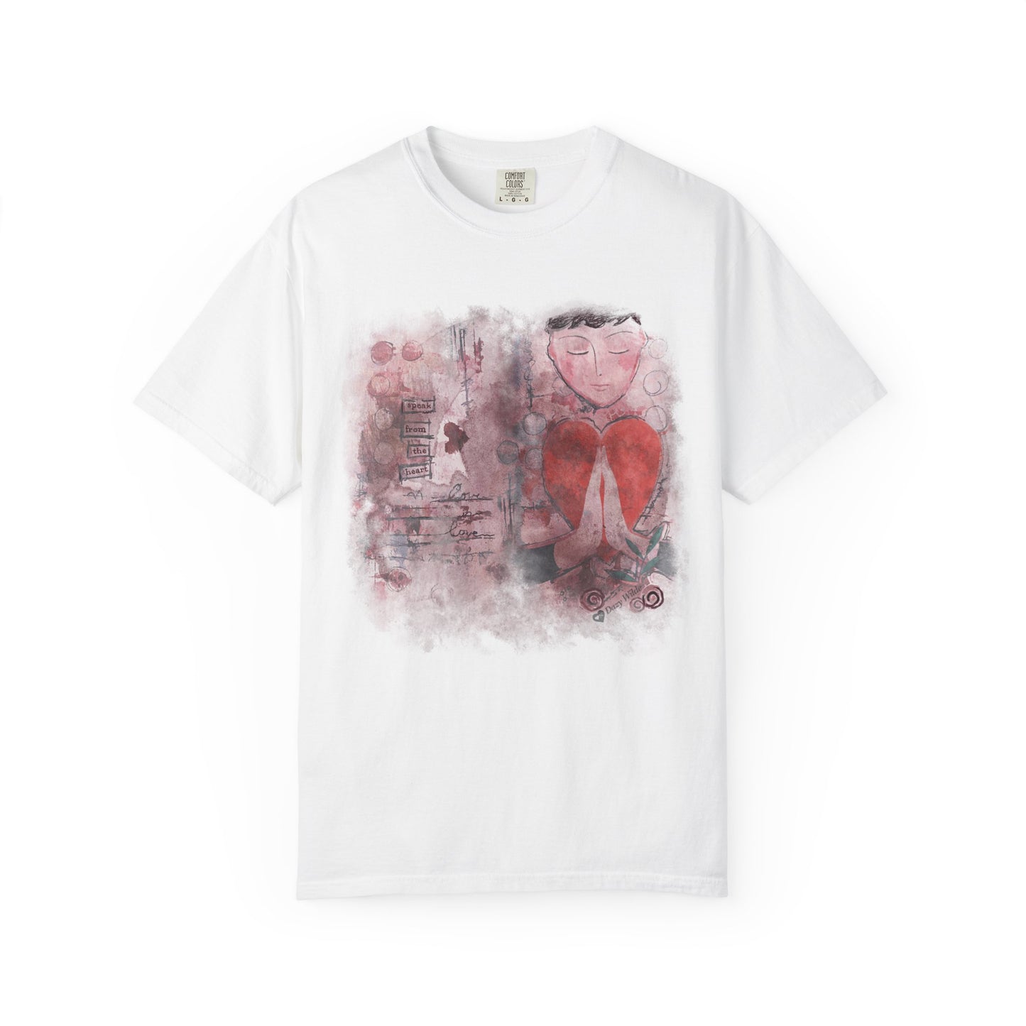 “Speak From the Heart” Artistic Graphic Tee