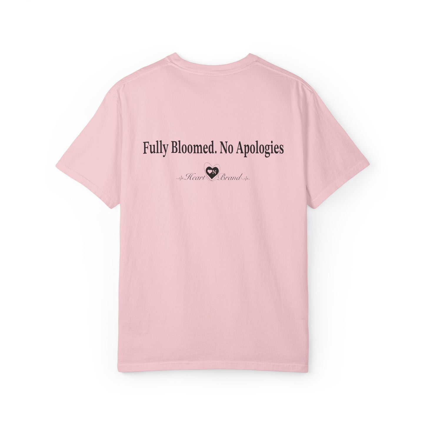 Bloomed No Apologies T-Shirt — Abstract Purple Floral Graphic Tee