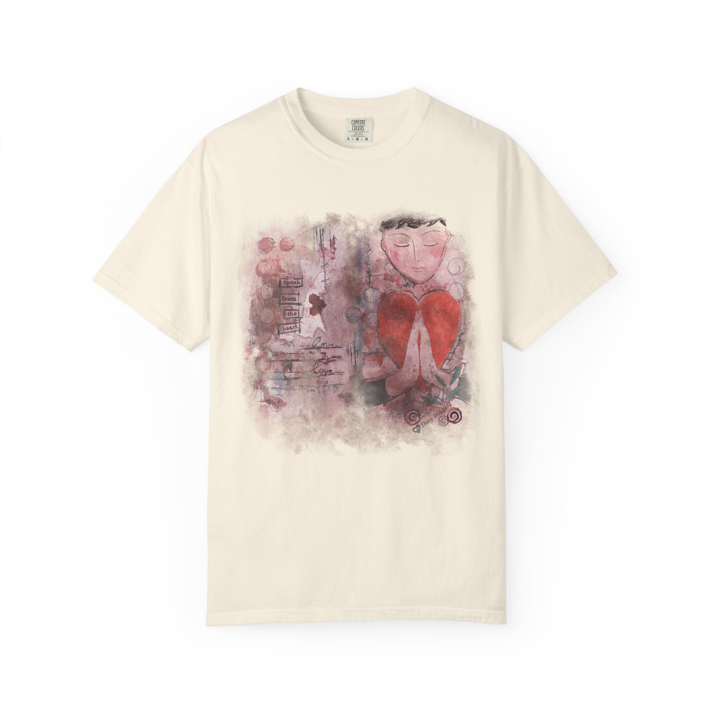 “Speak From the Heart” Artistic Graphic Tee