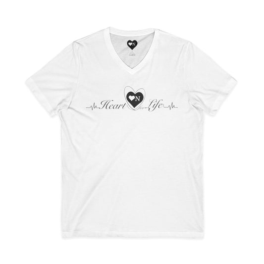 Heart On for Life V-Neck Tee – Heart On Classics Collection