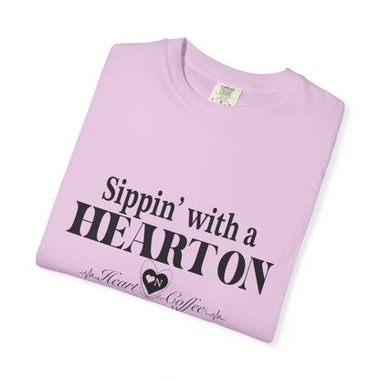 “All Heart, No Apologies” – Minimalist Heart On Brand Relaxed Tee | Soft, Bold, Effortless