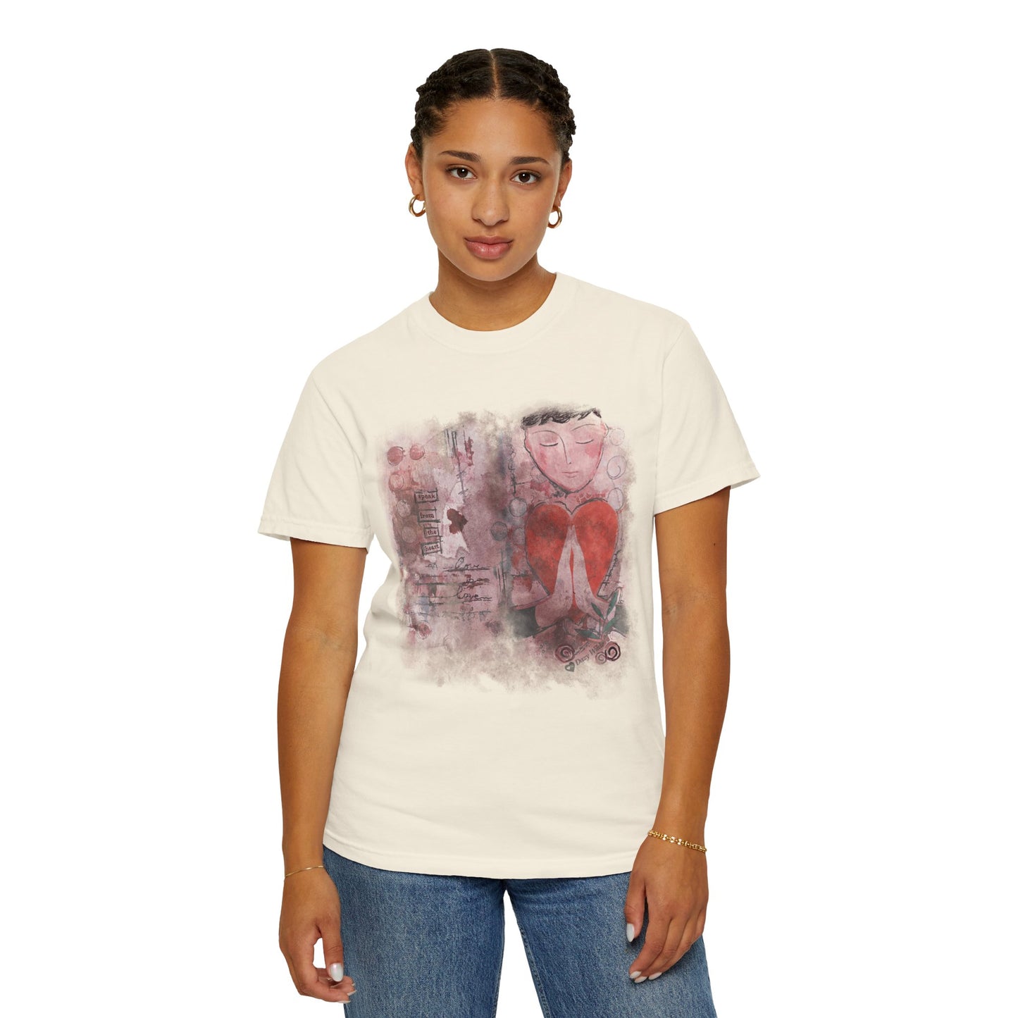 “Speak From the Heart” Artistic Graphic Tee