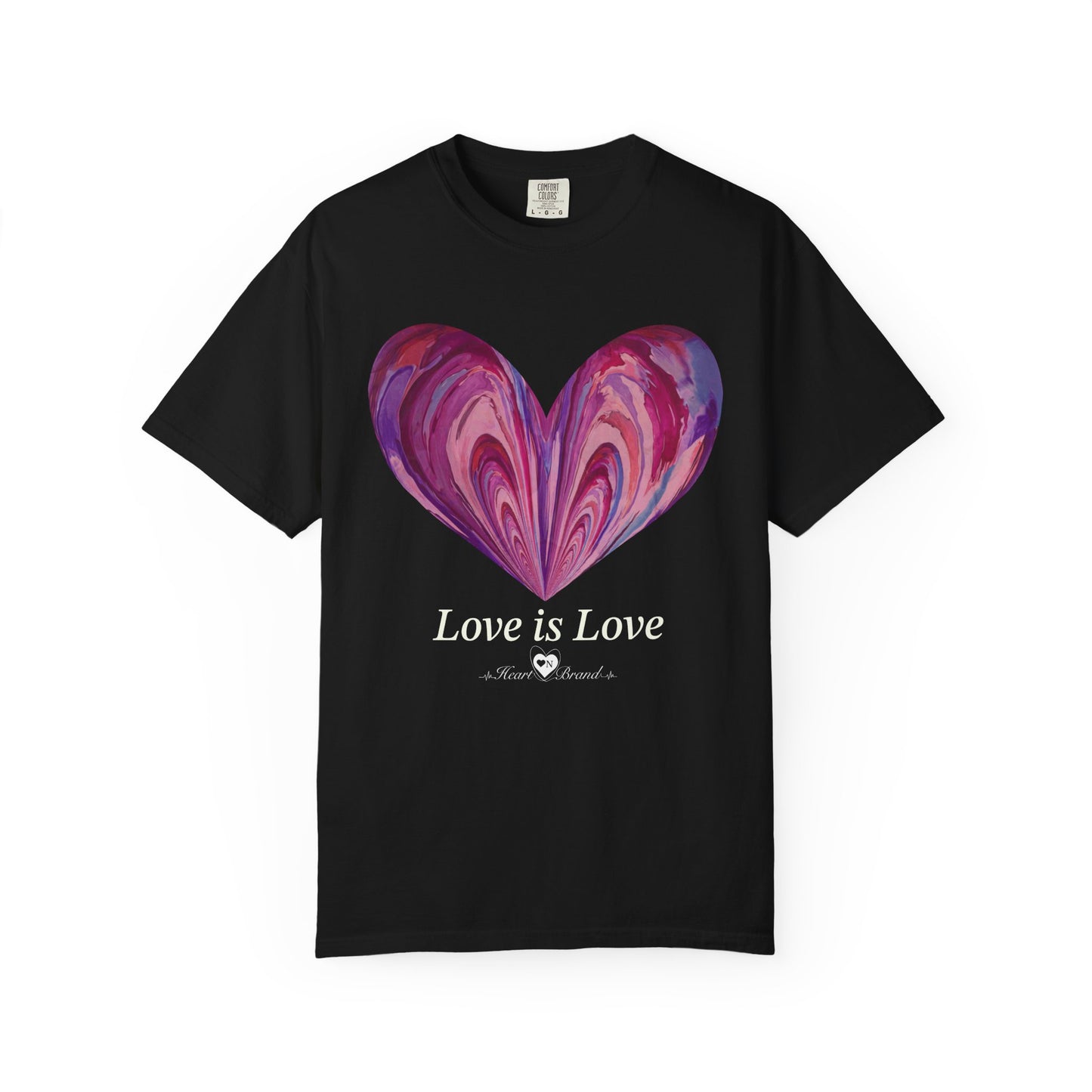 Love Is Love | Heart On Brand Tee