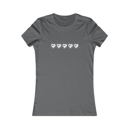 Heart On Repeat Tee – Minimalist Logo Design–Heart On Classics Collection