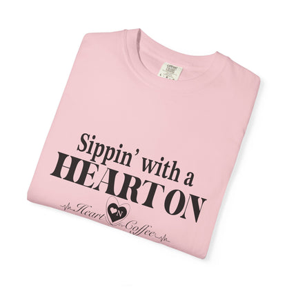 “All Heart, No Apologies” – Minimalist Heart On Brand Relaxed Tee | Soft, Bold, Effortless