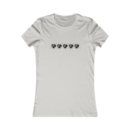Heart On Repeat Tee – Minimalist Logo Design–Heart On Classics Collection